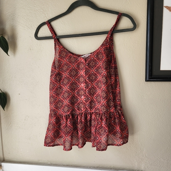 Arizona Jean Company Red and Black Camisole - Picture 1 of 6